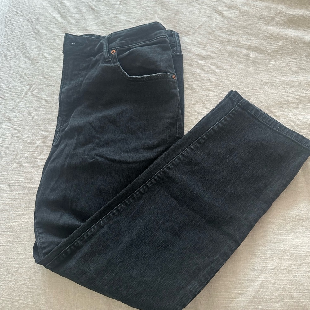 American Eagle Outfitters Black Straight Jeans